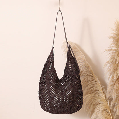 Women's Hand-knotted Shoulder Bag with Robust Design Karnz