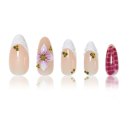 Elegant Floral Design Nail Wraps Acalora