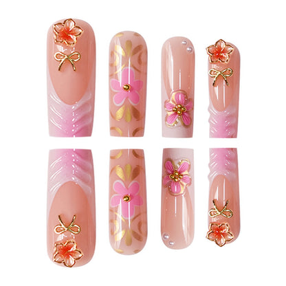Decorative Floral Nail Art Design Acalora