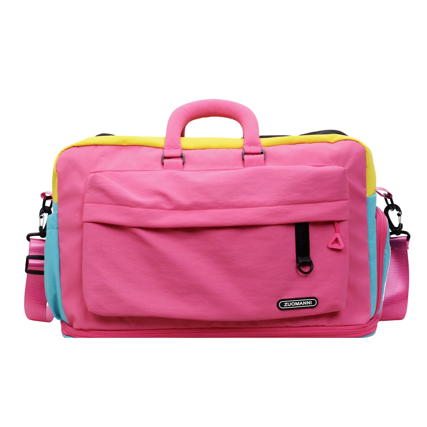 Colorful Multi-Compartment Travel Duffle Bag