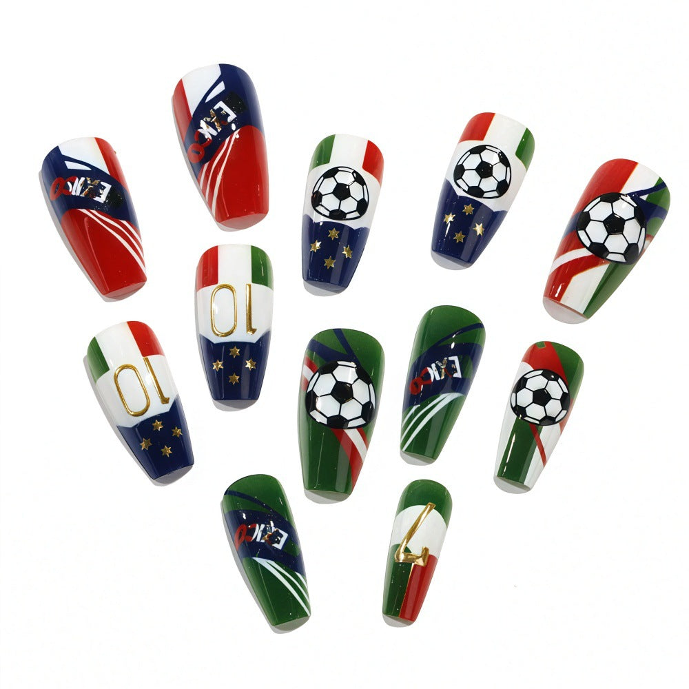 Sporty Nail Art Design Acalora