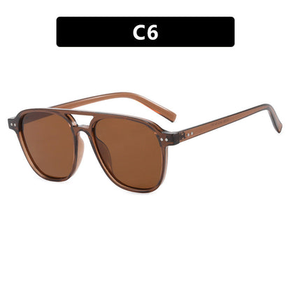 Women's modern square sunglasses with robust design and UV protection Karnz