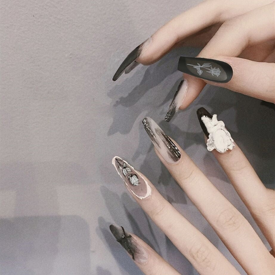 Artistic Sculpted Press-On Nails Acalora
