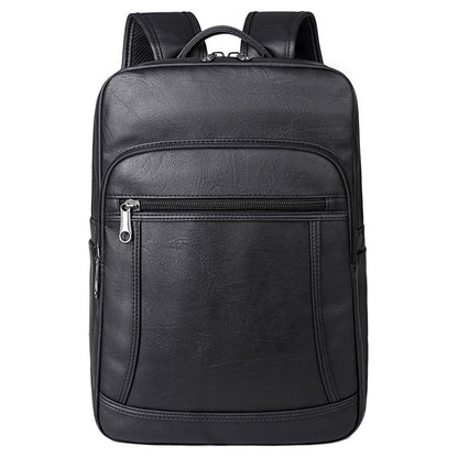 Sleek Professional Leather Laptop Backpack Acalora