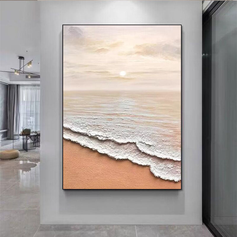 Coastal Beach Landscape Canvas Art