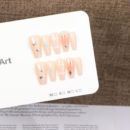 Creative Transparent Press-On Nail Art Acalora
