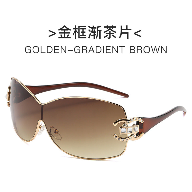 Women's fashion sunglasses with extravagant design and sparkling accents Bowlift