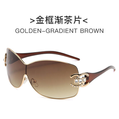 Women's fashion sunglasses with extravagant design and sparkling accents Bowlift