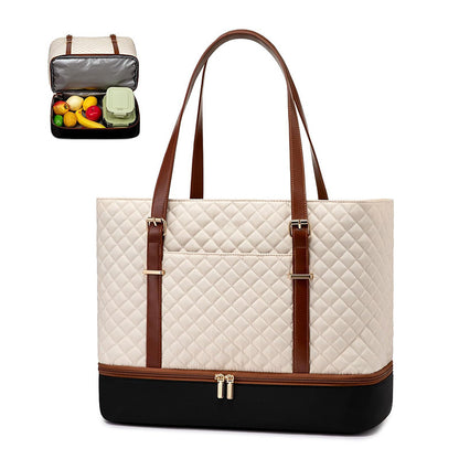 Insulated Lunch Tote with Multi-Pocket Design Acalora