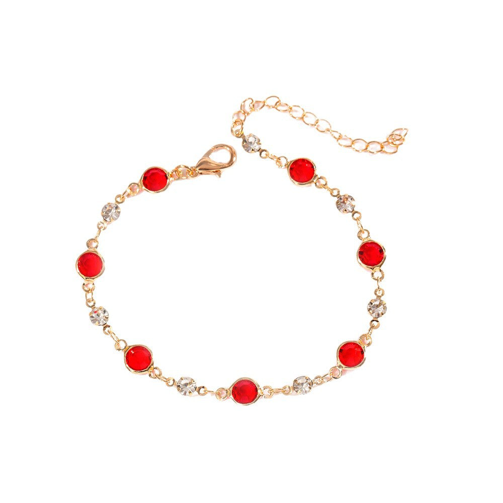 Elegant Crystal Adorned Bracelet Acalora