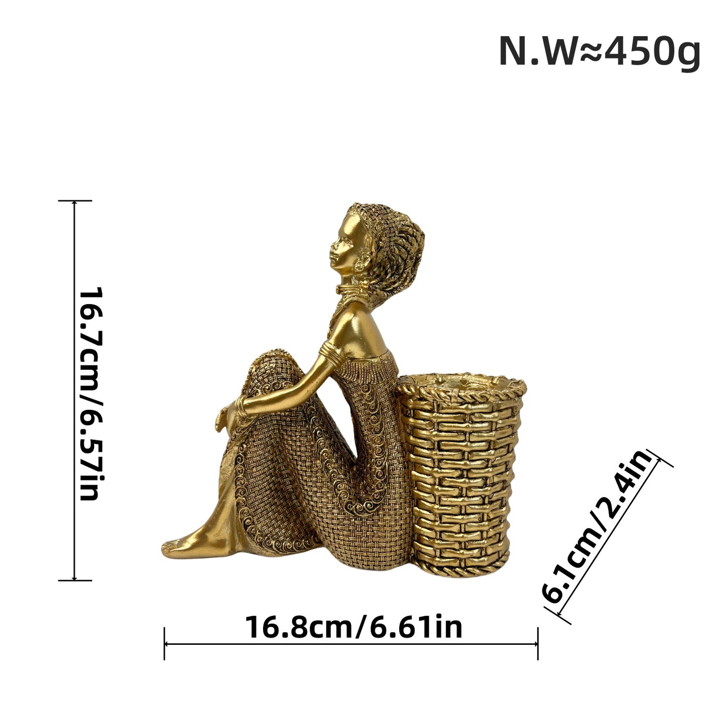 Decorative deer figure with glitter details Acalora