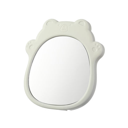 Cute Bear-Shaped Handheld Mirror