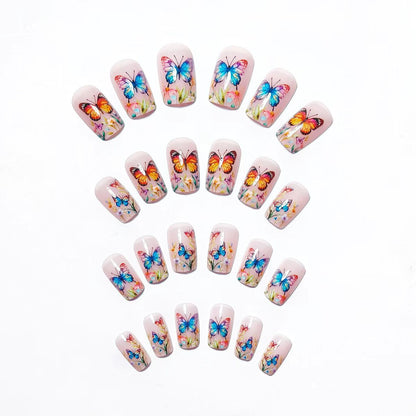 Elegant Butterfly Nail Art Acalora