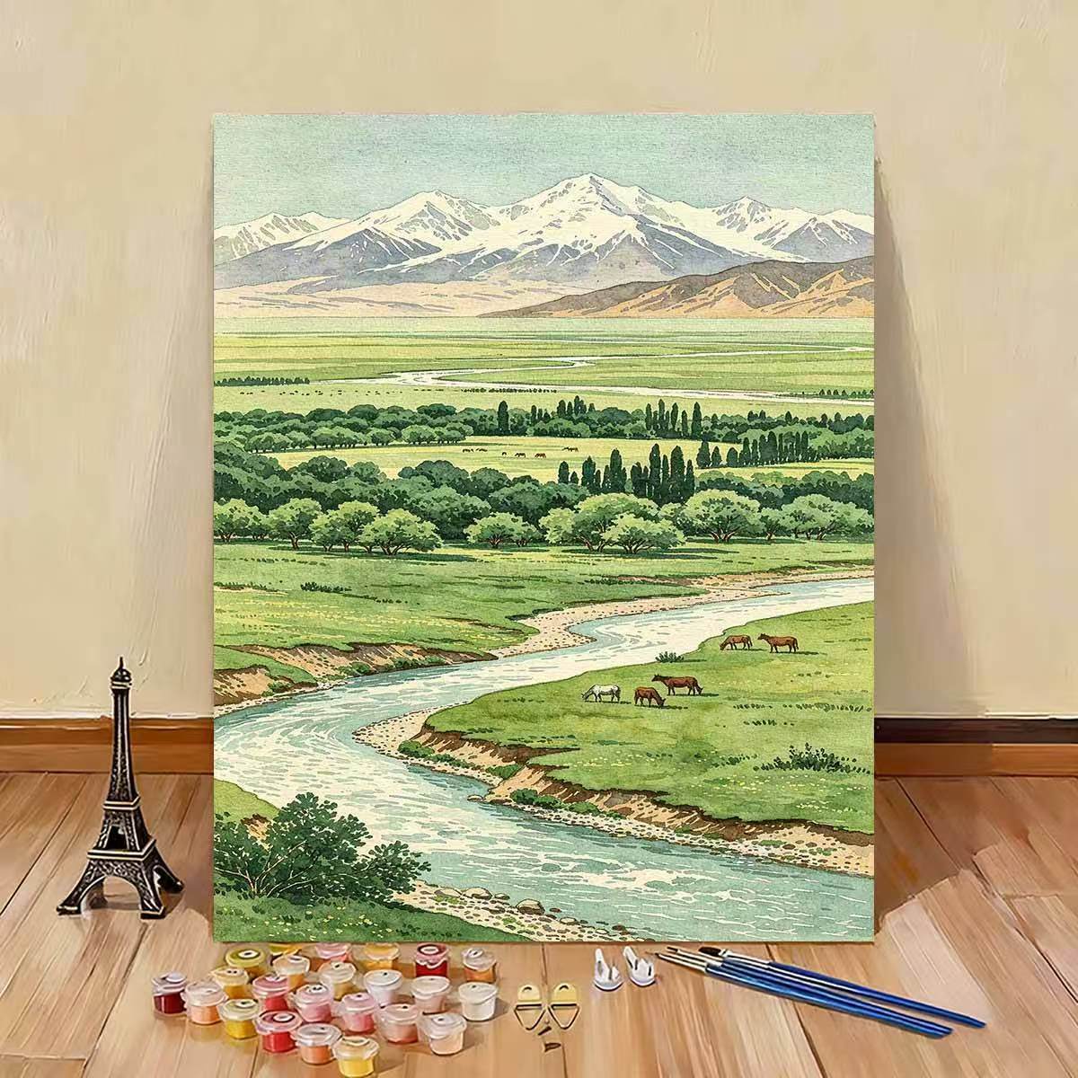 Scenic Nature Landscape Paint by Numbers Kit