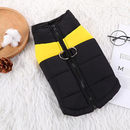 Winter Warm Waterproof Dog Vest with Zipper (Size S-7XL)