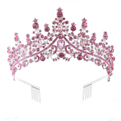 Ladies' Rhinestone Tiara with sparkling gemstone wreath