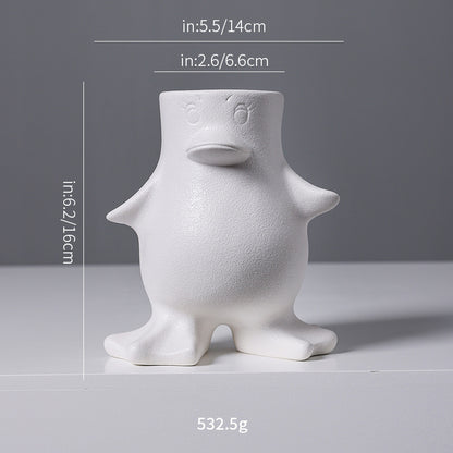 Creative Ceramic Duck Planter