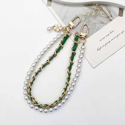 Stylish Pearl-Embellished Eyewear Chain Acalora