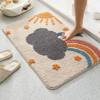 Cute Cartoon Dog Bath Mat