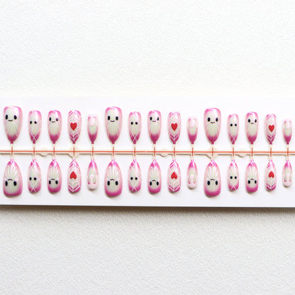 Whimsical Character Press-On Nail Art Set Acalora
