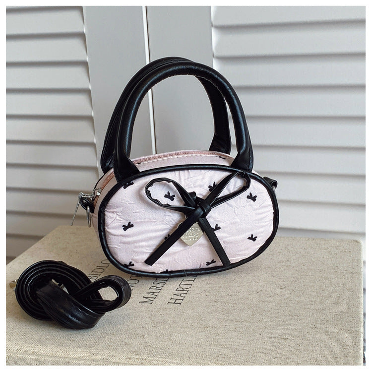 Quilted Mini Handbag with Heart Detail Acalora