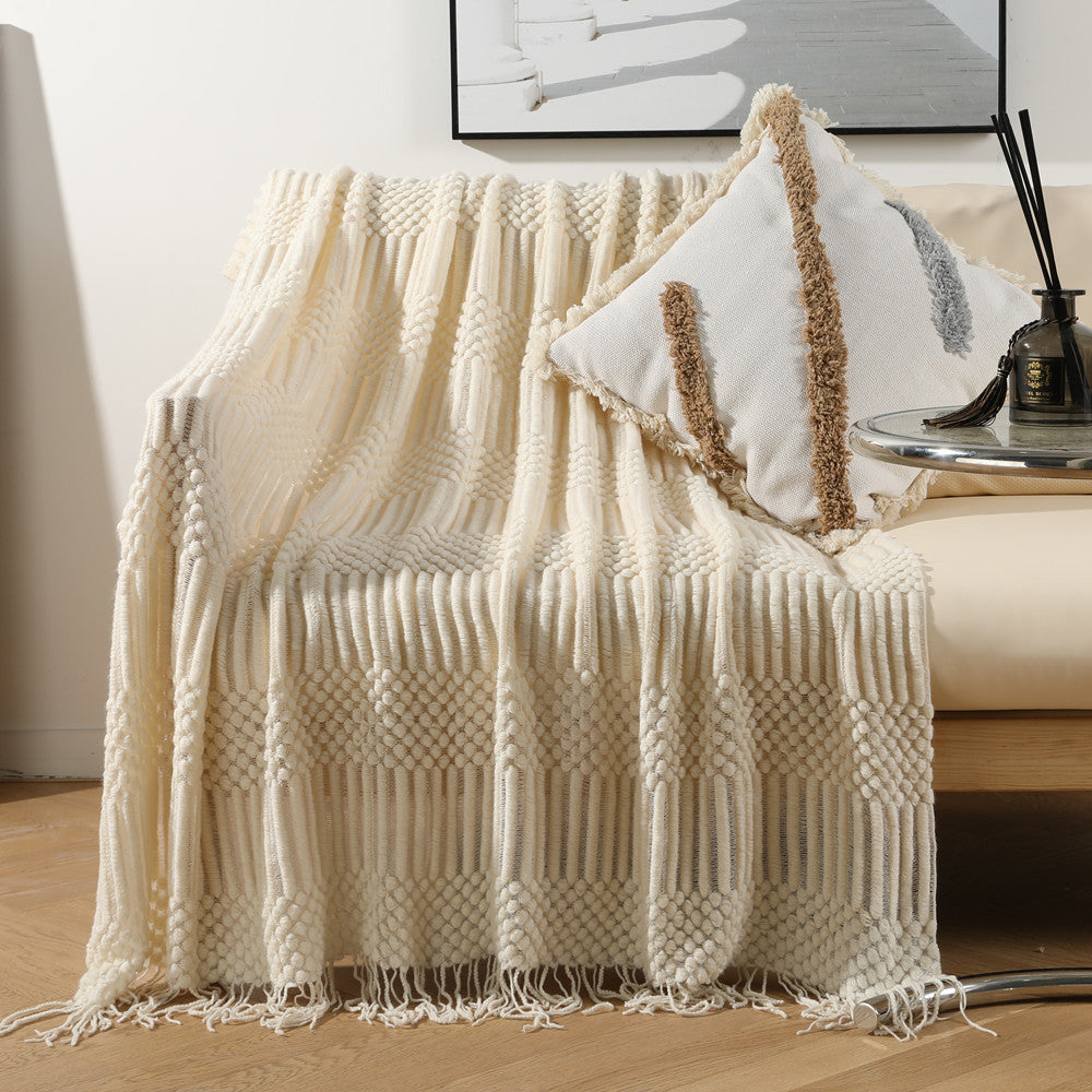 Women's Cozy Textured Throw Blanket
