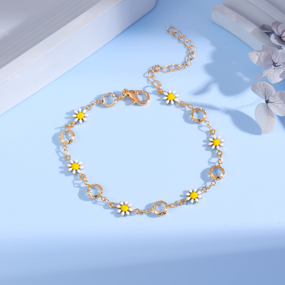 Floral Charm Bracelet Acalora