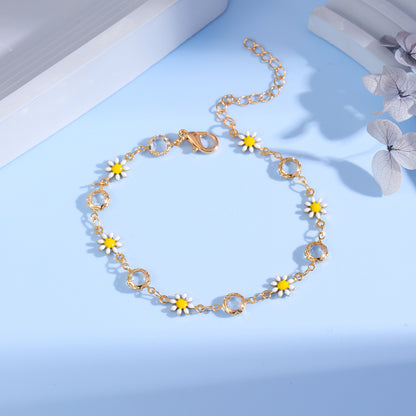 Floral Charm Bracelet Acalora