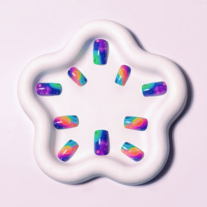 Celestial Space-Inspired Nail Art Acalora