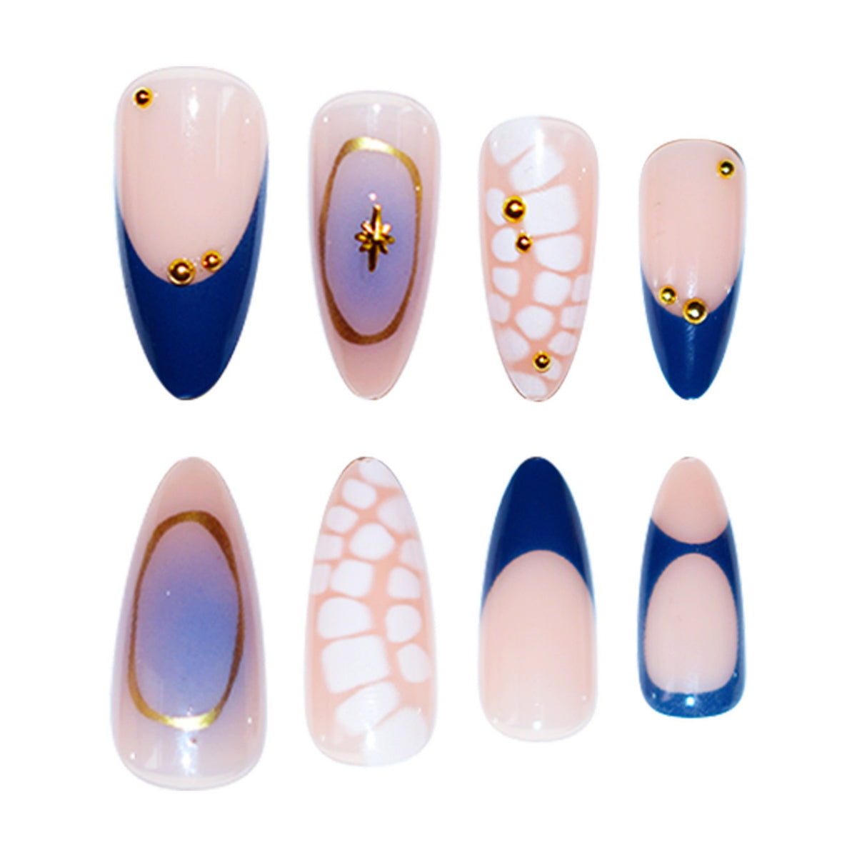 Decorative Stiletto Press-On Nail Art Acalora