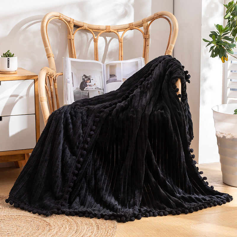 Unisex Cozy Textured Throw Blanket