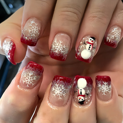Festive Holiday Nail Art Set Acalora