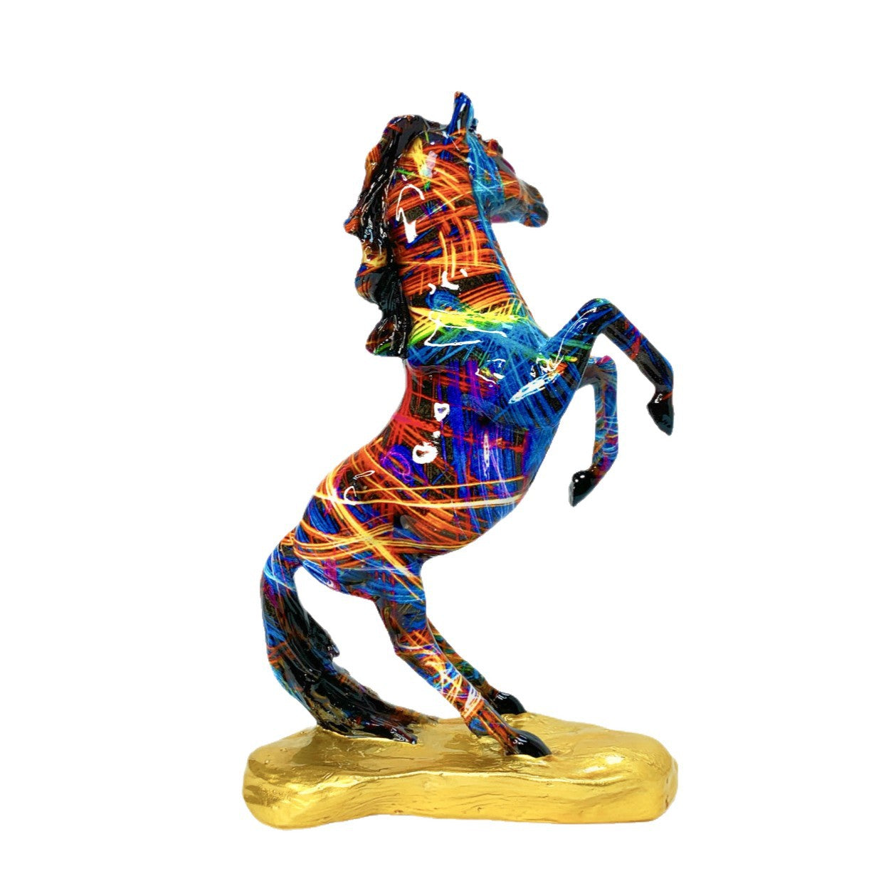 Artistic horse figurine in modern design Acalora