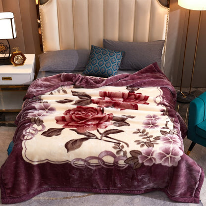 Decorative Fleece Throw Blanket