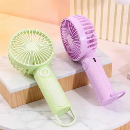 Ladies' Portable Handheld Fan with Ergonomic Handle Karnz