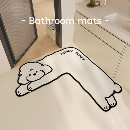 Cute Animal-Themed Bath Mat
