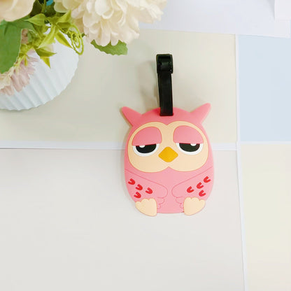 Unisex Luggage Tag in Flamingo Design Skanto