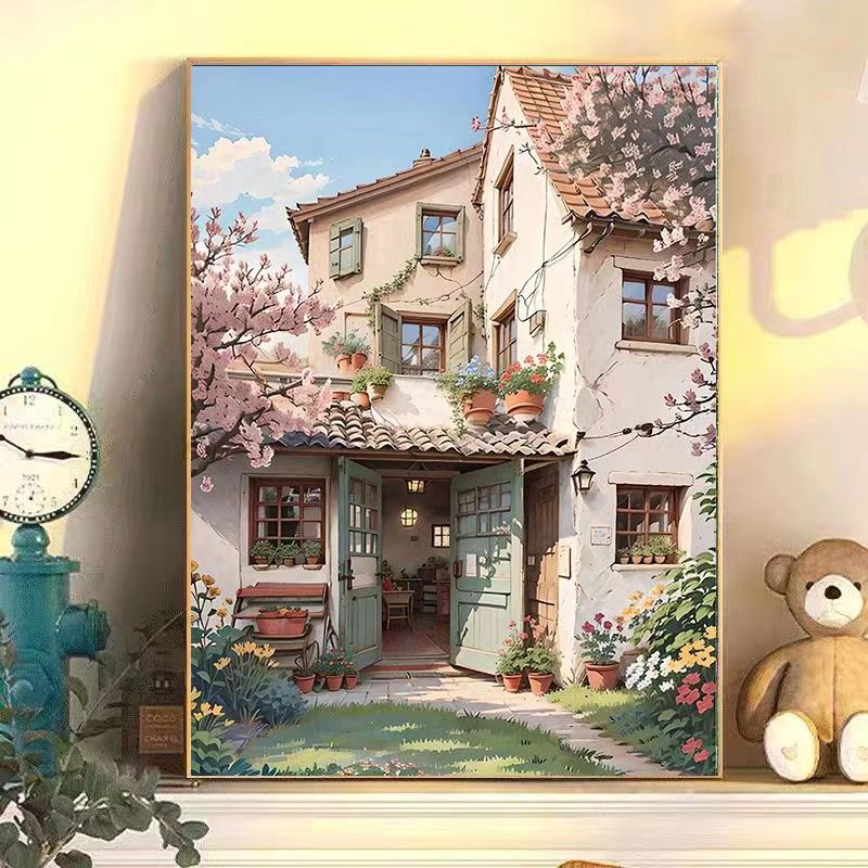 Serenity-Inspired Garden Scene Wall Art