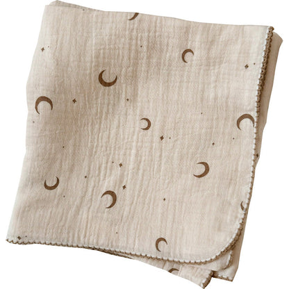Women's Cozy Cotton Blanket with Floral Design Skanto