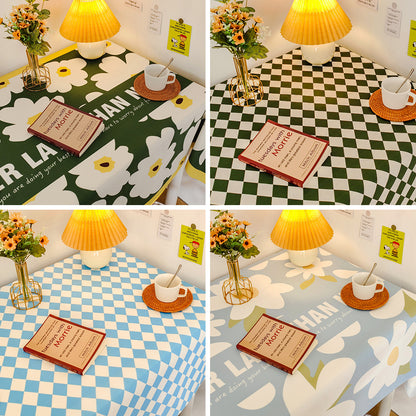 Checkered Pattern Dining Table Cloth