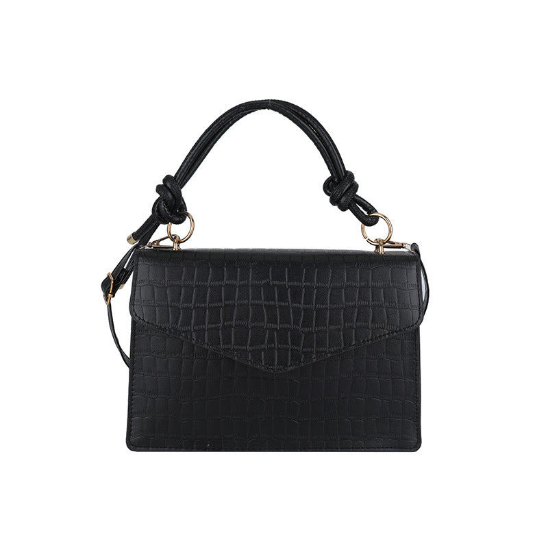 Crocodile-Embossed Handcrafted Crossbody Bag Acalora