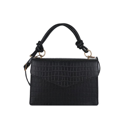 Crocodile-Embossed Handcrafted Crossbody Bag Acalora