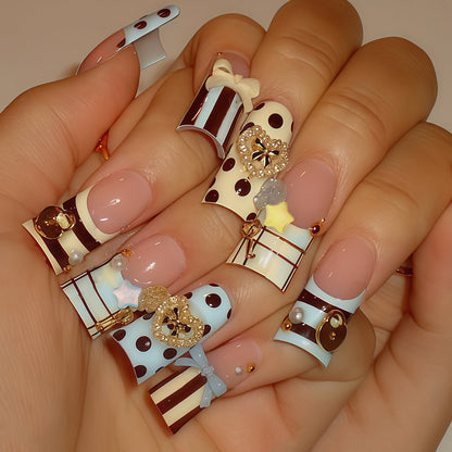 Decorative Press-On Nail Art Kit Acalora
