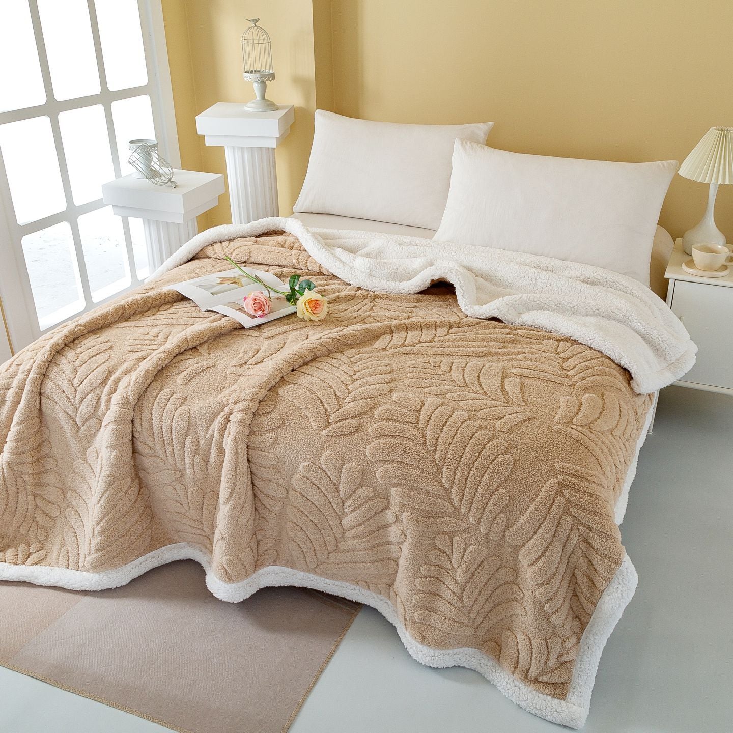 Cozy Fleece Throw Blanket