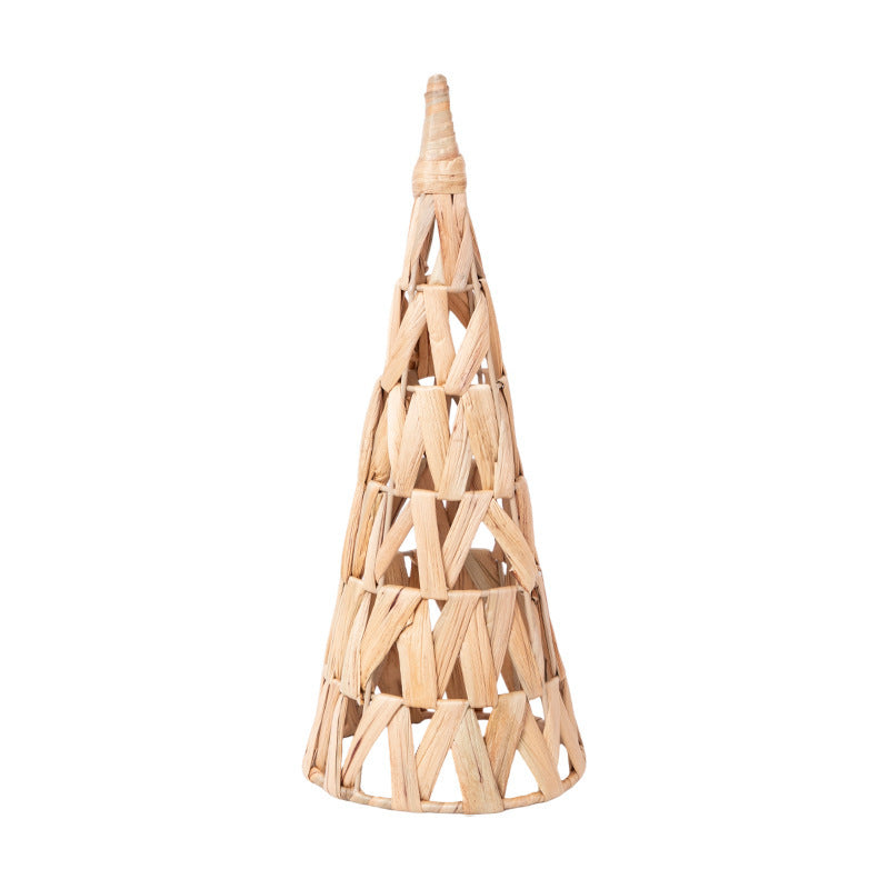 Decorative Christmas tree stand made of wicker Acalora