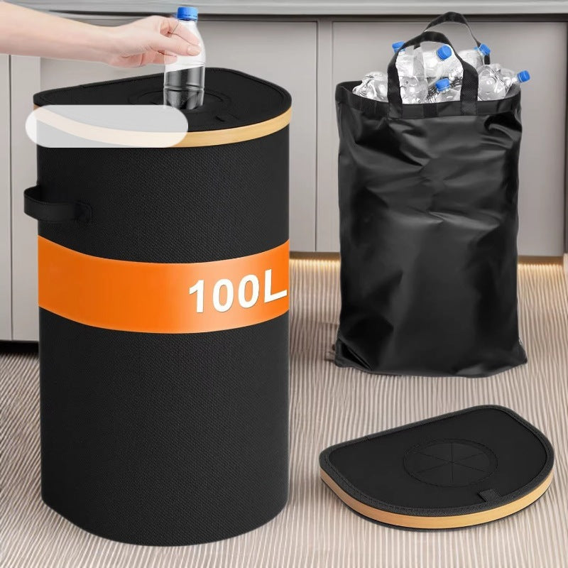 Waste separation container with practical lid and large volume Acalora