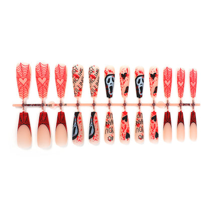 Halloween-Themed Decorative Press-On Nails Acalora