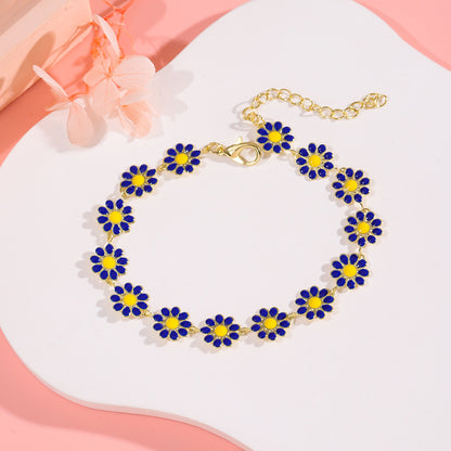 Floral Charm Bracelet Acalora