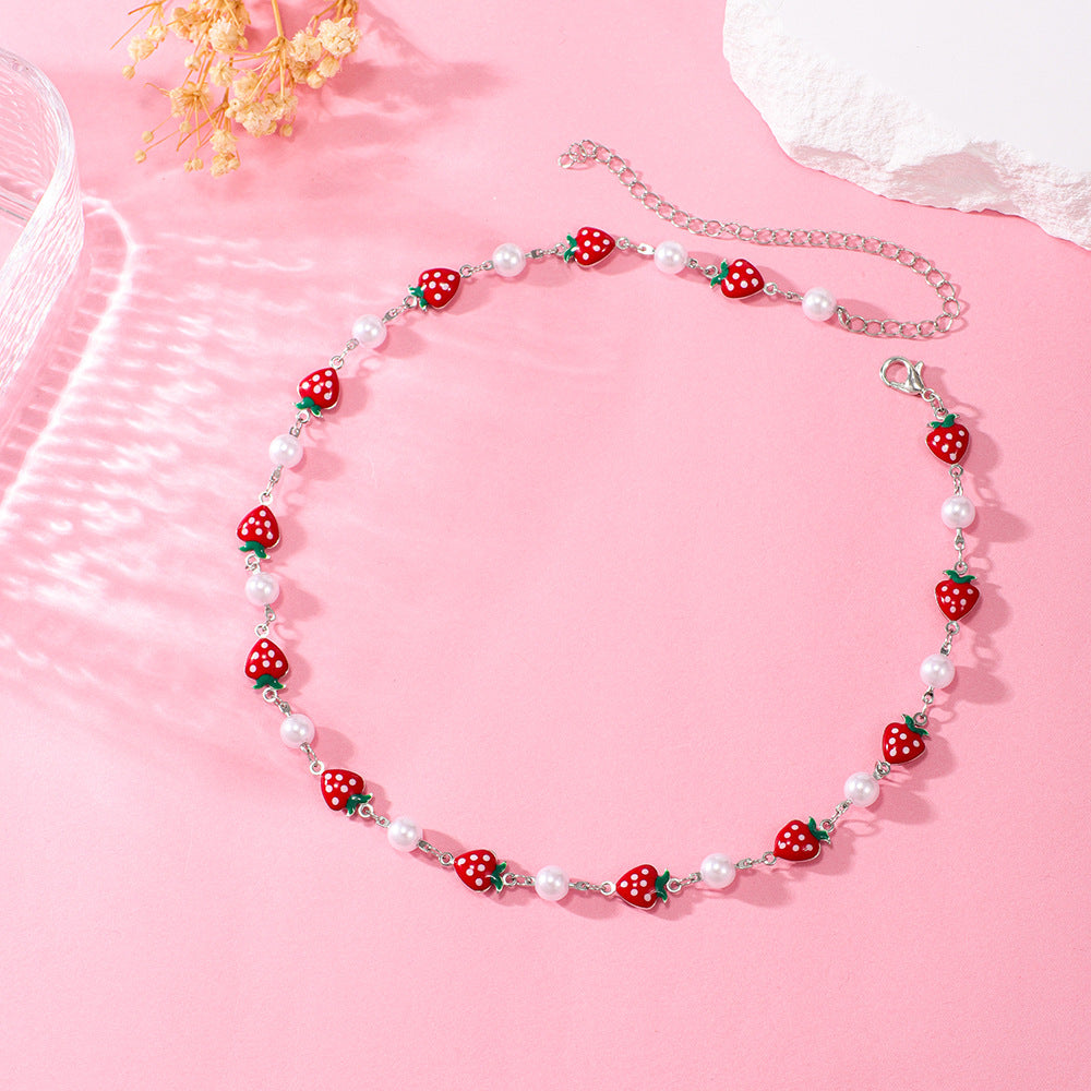 Strawberry Charm Bracelet Acalora