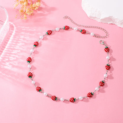 Strawberry Charm Bracelet Acalora